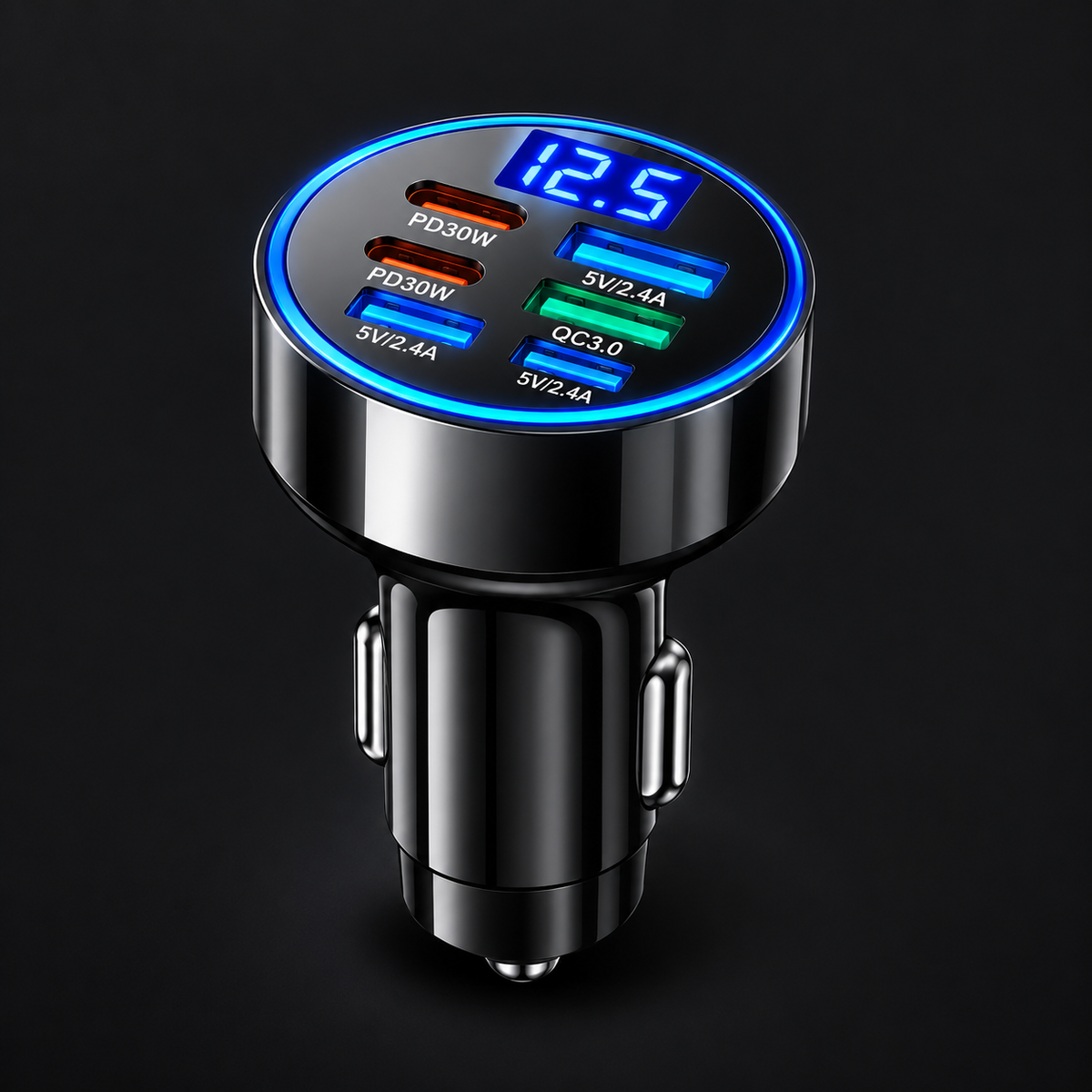 Chargeur voiture 350W 5-en-1, miniature