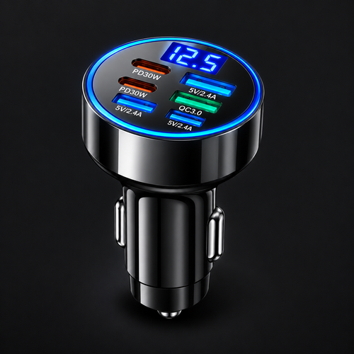 Chargeur voiture 350W 5-en-1, miniature
